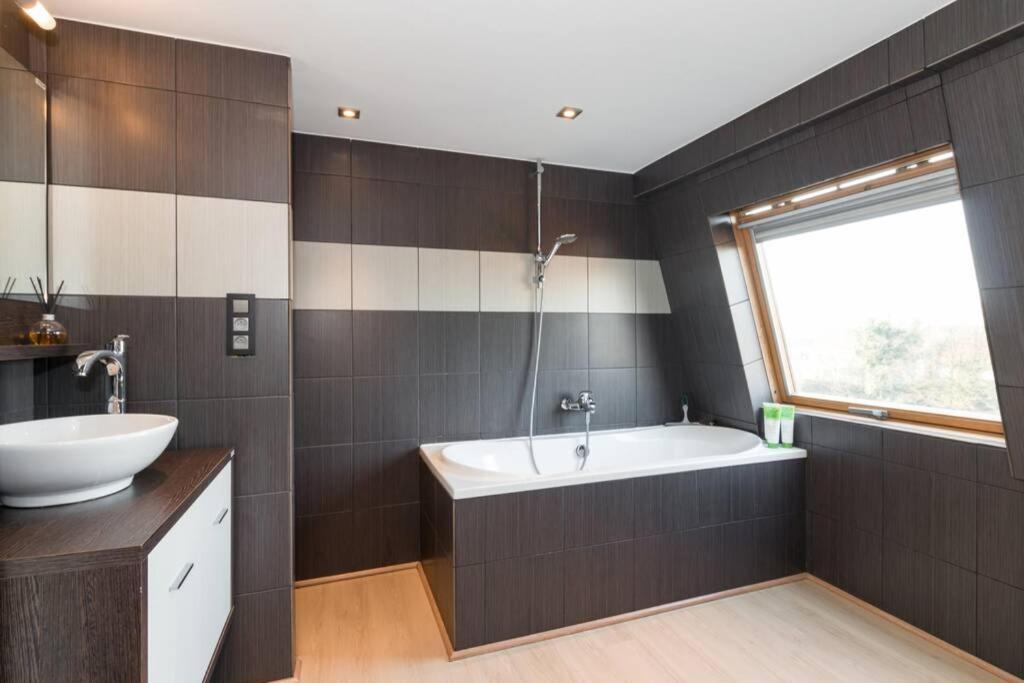 Duplex Appertement Met Zicht Damse Vaart @ Brugge Daire Dış mekan fotoğraf
