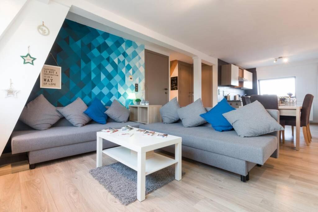 Duplex Appertement Met Zicht Damse Vaart @ Brugge Daire Dış mekan fotoğraf